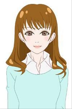 いちの ()さんの写真からイメージするオリジナルな女性イラストへの提案