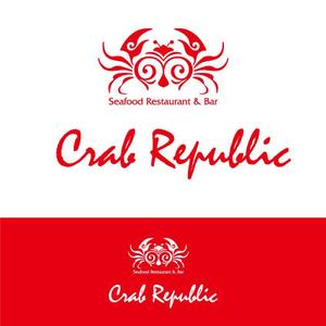 K'z Design Factory (kzdesign)さんの新規出店するシーフードレストラン&バー、『Crab Republic』のロゴへの提案