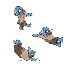 ygagarin (ygagarin)さんのアクションゲームのイラスト製作依頼（ゾンビ）への提案