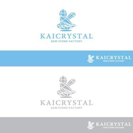 take5-design (take5-design)さんの天然石ショップの｢kaicrystal｣のロゴの作成をお願い致しますへの提案