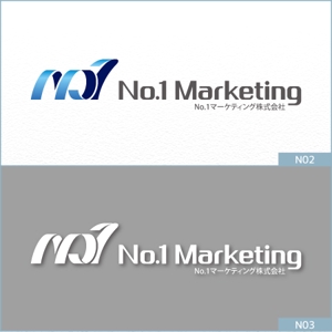 neomasu (neomasu)さんの独立・起業＆起業家支援サービス「No.1マーケティング株式会社」のロゴへの提案