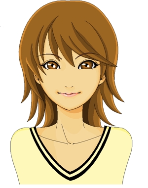 NO-TUさんの写真からイメージするオリジナルな女性イラストへの提案