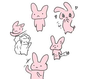 りとこ (ritopoyo)さんのうさぎ又はひつじのキャラクターデザインへの提案