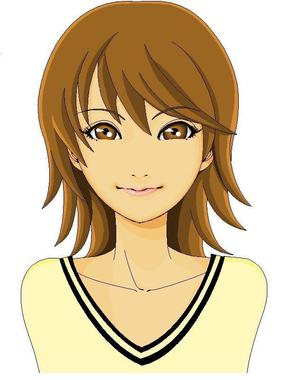 NO-TUさんの写真からイメージするオリジナルな女性イラストへの提案