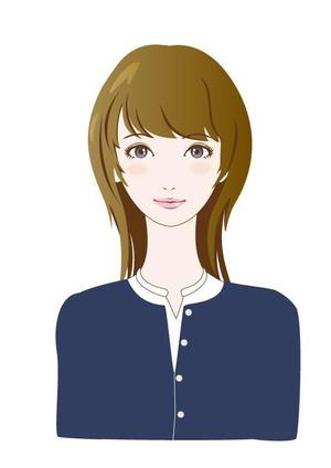 須田やよい (gozei)さんの写真からイメージするオリジナルな女性イラストへの提案