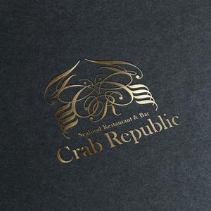 pinpondash (pinpondash)さんの新規出店するシーフードレストラン&バー、『Crab Republic』のロゴへの提案