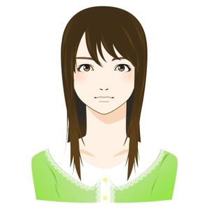 ichi_mine (ichi_mine)さんの写真からイメージするオリジナルな女性イラストへの提案