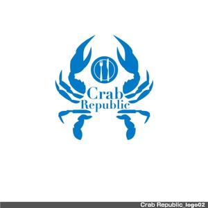 jinsoraさんの新規出店するシーフードレストラン&バー、『Crab Republic』のロゴへの提案