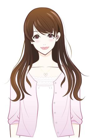 菅原早紀 ()さんの写真からイメージするオリジナルな女性イラストへの提案