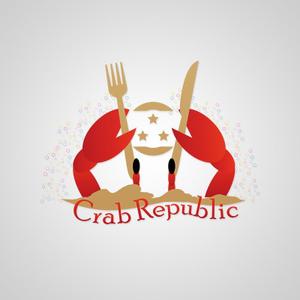 Airen (airen)さんの新規出店するシーフードレストラン&バー、『Crab Republic』のロゴへの提案