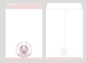 森山　イツキ (itsumi1218)さんの女性社長コンサルティング会社のシンプルで誠実感のある角2、窓無し洋0封筒デザイン（ロゴあり）への提案
