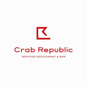 designdesign (designdesign)さんの新規出店するシーフードレストラン&バー、『Crab Republic』のロゴへの提案