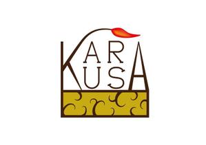 中村産業 (togashi_genji)さんのカレー屋『KARA-KUSA』の看板ロゴへの提案