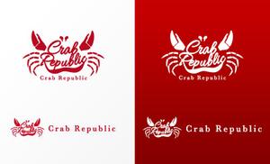 chichichia (chichichiaki)さんの新規出店するシーフードレストラン&バー、『Crab Republic』のロゴへの提案