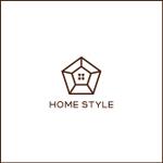 smileblueさんの北大阪を中心に　不動産業と建築業と飲食をやっているホームスタイル株のロゴへの提案