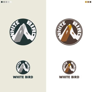 appletwilightさんのアウトドアスポーツブランド”White Bird"のロゴへの提案