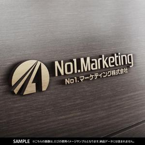 design room ok (ogiken)さんの独立・起業＆起業家支援サービス「No.1マーケティング株式会社」のロゴへの提案