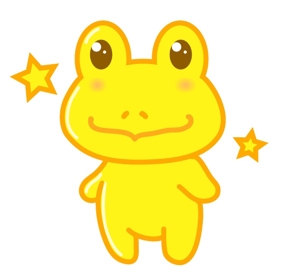 kaito ()さんの金色のカエルのキャラクターデザインへの提案