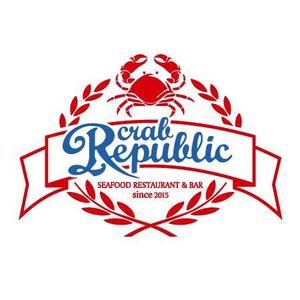 hrgraph (hrgraph)さんの新規出店するシーフードレストラン&バー、『Crab Republic』のロゴへの提案