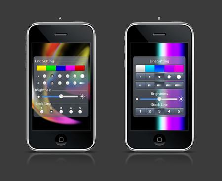 RYO (r_a_design)さんのiPhoneアプリ用メニューデザインへの提案