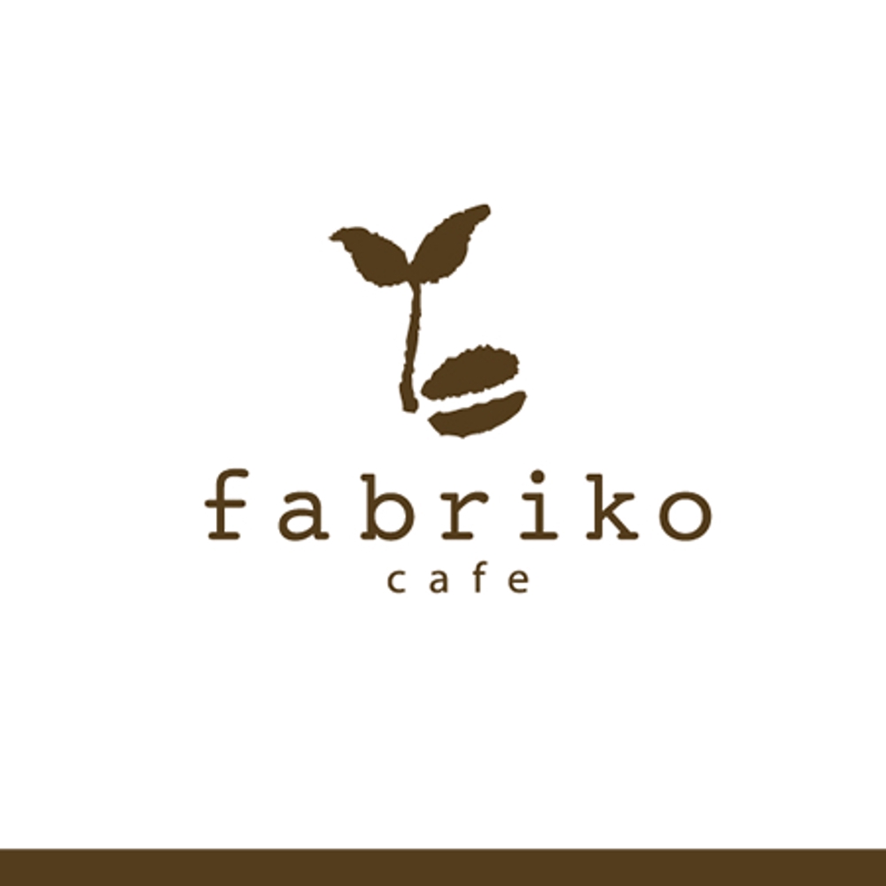 カフェの看板のロゴ
