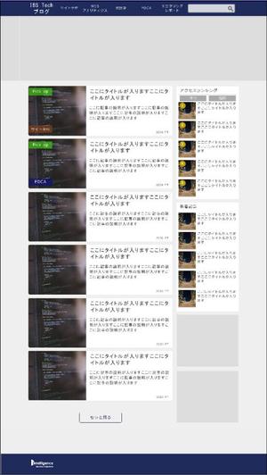 鈴木 亮平 (ken_m)さんの【TOPデザインコンペ】インテリジェンス・ビジネスソリューションズの新規メディアへの提案