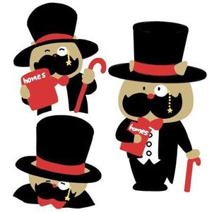 ふぇ猫 ()さんの不動産会社のキャラクターデザインへの提案