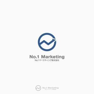 san_graphicさんの独立・起業＆起業家支援サービス「No.1マーケティング株式会社」のロゴへの提案