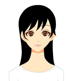 いなづま (toragumi)さんの写真からイメージするオリジナルな女性イラストへの提案