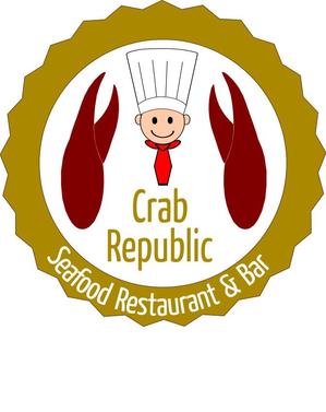 ジェロ ()さんの新規出店するシーフードレストラン&バー、『Crab Republic』のロゴへの提案