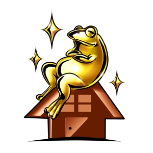 TAKEBON STUDIO (takenoko-design)さんの金色のカエルのキャラクターデザインへの提案