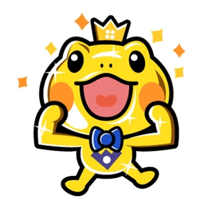 Hi-color-design (Yuu-Nagata)さんの金色のカエルのキャラクターデザインへの提案
