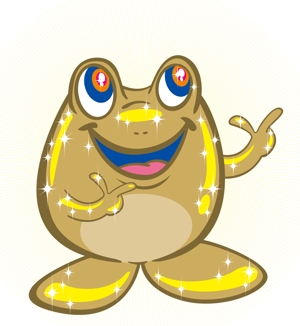 sgk8299さんの金色のカエルのキャラクターデザインへの提案