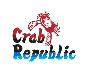 abi_sadaさんの新規出店するシーフードレストラン&バー、『Crab Republic』のロゴへの提案
