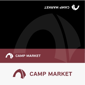 yuizm ()さんのキャンプ用品店　「ＣＡＭＰ　ＭＡＲＫＥＴ」　の　ロゴへの提案