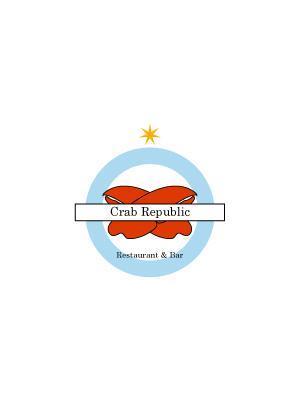 FKDESIGN (fkdesign)さんの新規出店するシーフードレストラン&バー、『Crab Republic』のロゴへの提案