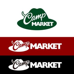 さんのキャンプ用品店　「ＣＡＭＰ　ＭＡＲＫＥＴ」　の　ロゴへの提案