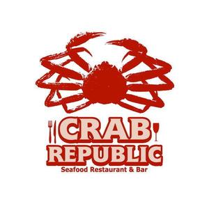 saiga 005 (saiga005)さんの新規出店するシーフードレストラン&バー、『Crab Republic』のロゴへの提案