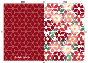 matsuoka_0891さんの椿の花を使ったクリアファイルのデザイン依頼への提案