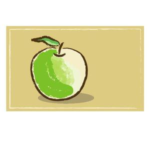 chibiyomo (chibiyomo)さんのりんごのラベル　赤いりんごと緑のりんごへの提案