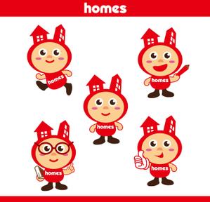 FISHERMAN (FISHERMAN)さんの不動産会社のキャラクターデザインへの提案