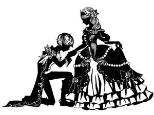 nana (runrun24)さんのおとぎ話モチーフのシルエットイラストへの提案