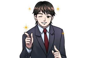hibinon ()さんのフリーライター「手越マニアックス」のプロフィール用似顔絵イラストへの提案
