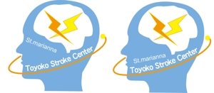 新広堂 (sincodo)さんの「脳卒中関連」の医療機関ロゴ、脳や人の頭のマークとロゴ文字組み合わせへの提案