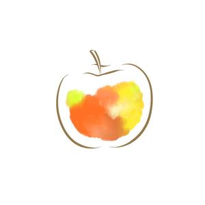 ミト (tottoco8)さんのりんごのラベル　赤いりんごと緑のりんごへの提案