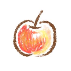 ミト (tottoco8)さんのりんごのラベル　赤いりんごと緑のりんごへの提案