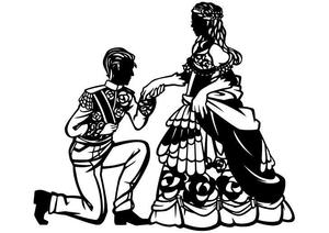 Mexe＆梅月 (mexe)さんのおとぎ話モチーフのシルエットイラストへの提案