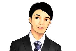なかま (nakama_)さんのフリーライター「手越マニアックス」のプロフィール用似顔絵イラストへの提案