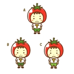 みずいろ (mizuiro77)さんの農園キャラクターロゴ作成（とまと坊や）への提案