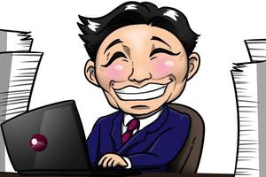 サカグチシンジ (sakaguchi_shinji)さんのフリーライター「手越マニアックス」のプロフィール用似顔絵イラストへの提案